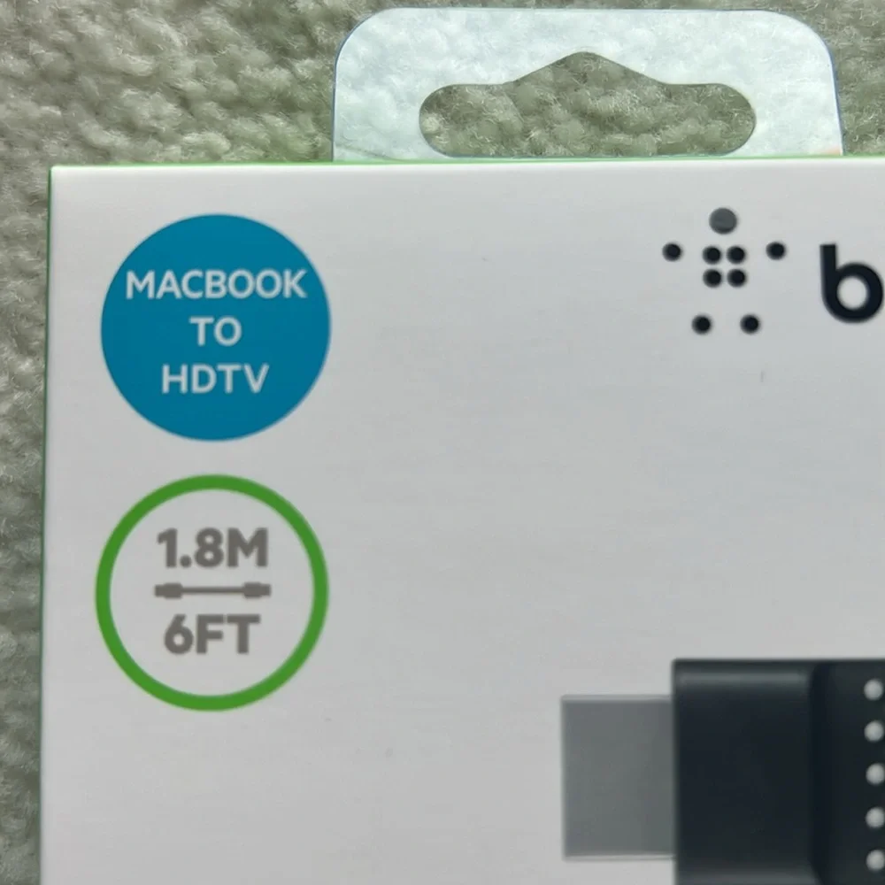 Belkin 4K Mini DisplayPort to HDTV Cable